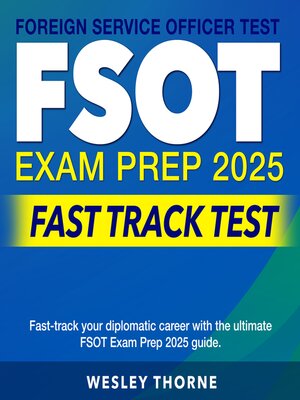 cover image of FSOT Exam Prep 2025 Fast Track Test